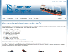 Tablet Screenshot of lauranne-shipping.com